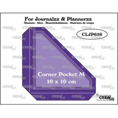 Crealies Journalzz & Pl Dies - Pocket Corner M